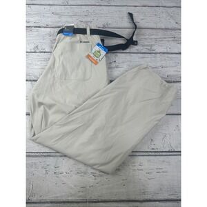 Columbia Brea Falls Nylon Pant Womens Large Cream NWT Outdoor